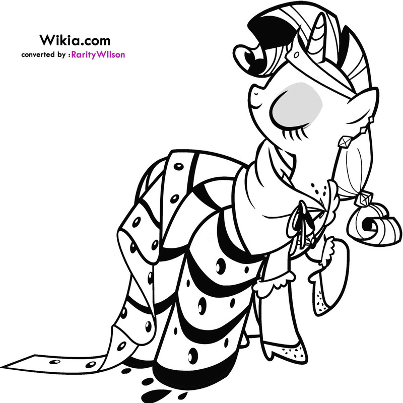 mane 6 coloring pages - photo #15